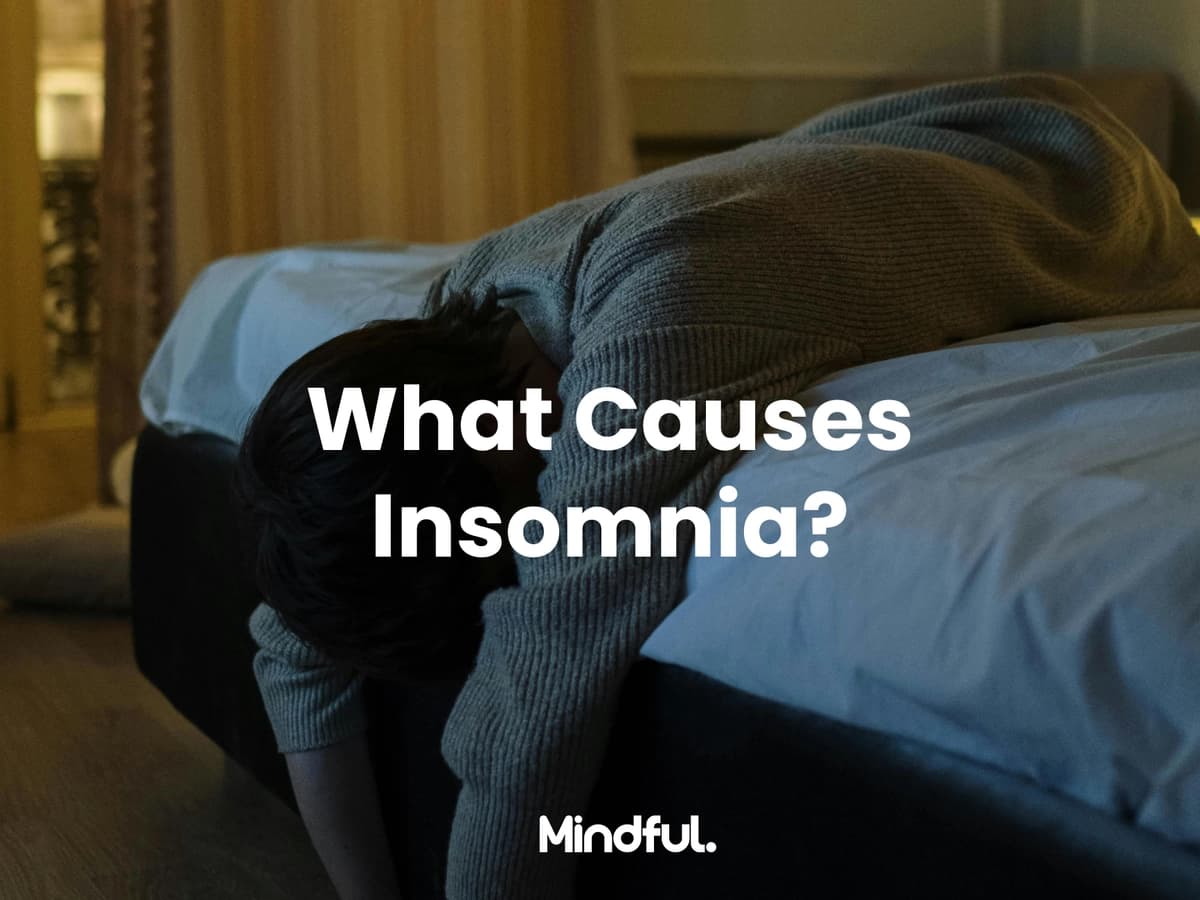 A guy diagnosed insomnia is sleeping